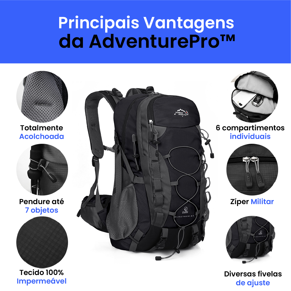 Mochila para Camping - AdventurePro™